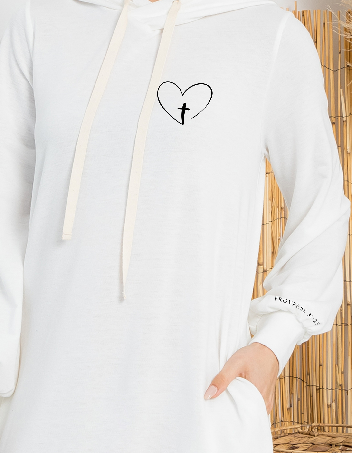 Faithful & Fearless Hoodie Dress